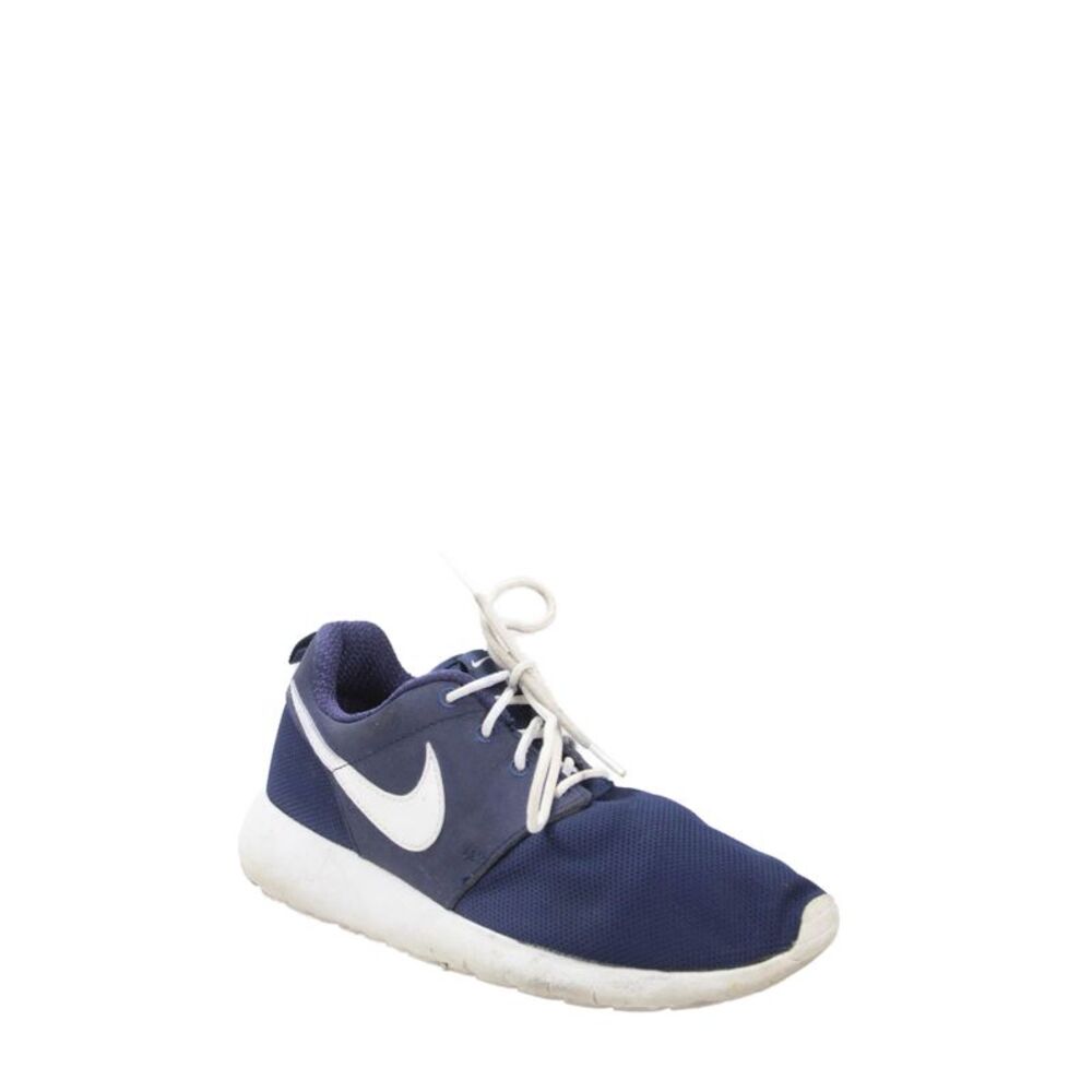 Nike Boys Roshe One Running Lace-Up Athletic Sneakers Blue Size 6.5